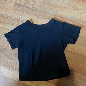 small black baby tee women’s size extra small